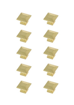 Cecil Knob Multipack (Set of 10) in Brushed Gold (173|KB2025-GD-10PK)