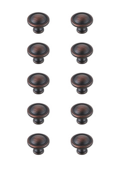 Garlande Knob Multipack (Set of 10) in Oil-rubbed Bronze (173|KB2007-ORB-10PK)