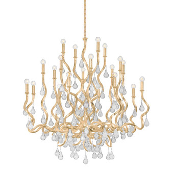 Aveline 20 Light Chandelier in Gold Leaf (68|414-48-GL)