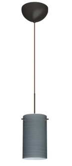 Stilo One Light Pendant in Bronze (74|1XC-4404TN-LED-BR)