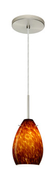 Pera One Light Pendant in Satin Nickel (74|1BT-171318-SN)