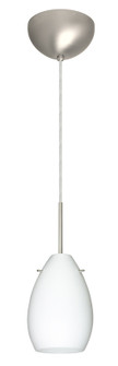 Pera One Light Pendant in Satin Nickel (74|1BT-171307-SN)