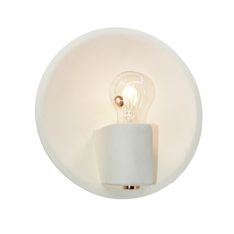 Ambiance One Light Wall Sconce in Bisque (102|CER-7051-BIS-BRSS)
