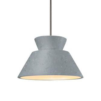 Radiance LED Pendant in Real Rust (102|CER-6420-RRST-DBRZ-RIGID-LED1-700)