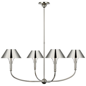 Turlington LED Chandelier in Polished Nickel (268|TOB 5725PN-PN)