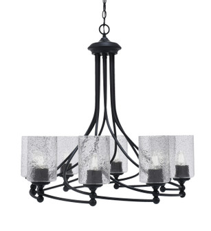 Capri Eight Light Chandelier in Matte Black (200|908-MB-3002)