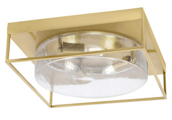 Flush Mounts Three Light Flush Mount in New Age Brass (200|856-NAB-0)