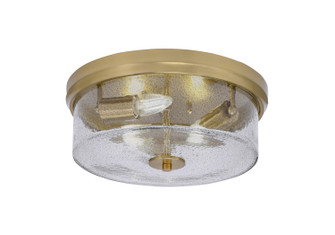 Flush Mounts Three Light Flush Mount in New Age Brass (200|834-NAB-2)