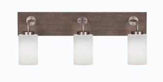 Oxbridge Three Light Bathroom Lighting in Graphite & Painted Distressed Wood-look (200|1773-GPDW-310)