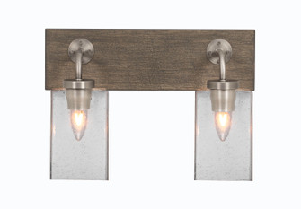 Oxbridge Two Light Bathroom Lighting in Graphite & Painted Distressed Wood-look (200|1772-GPDW-530)