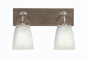 Oxbridge Two Light Bath Bar in Graphite & Painted Distressed Wood-look Metal (200|1772-GPDW-460)