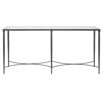 Washington Console Table in Natural Rustic Black (52|25292)
