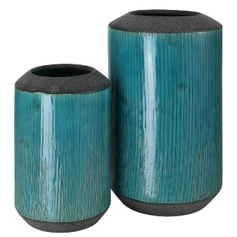 Maui Vases, S/2 in Matte Bronze (52|18064)