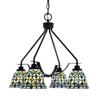 Odyssey Three Light Chandelier in Matte Black (200|2604-MB-9965)