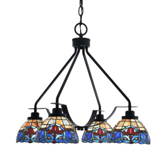 Odyssey Three Light Chandelier in Matte Black (200|2604-MB-9355)