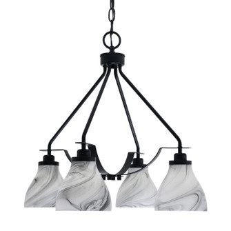 Odyssey Three Light Chandelier in Matte Black (200|2604-MB-4769)