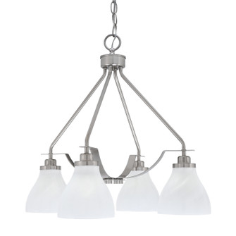 Odyssey Four Light Chandelier in Brushed Nickel (200|2604-BN-4761)