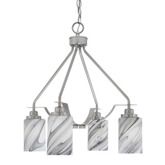 Odyssey Three Light Chandelier in Brushed Nickel (200|2604-BN-3009)