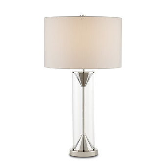 Piers One Light Table Lamp in Polished Nickel/Clear (142|6000-0831)