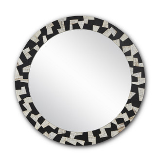 Bindu Collection Mirror in Black/Natural/Mirror (142|1000-0122)