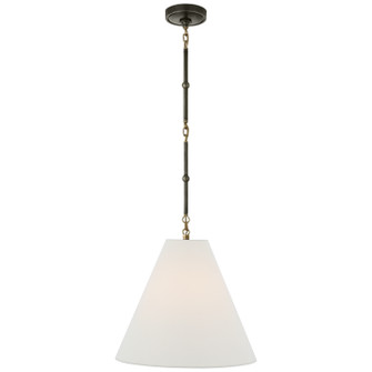 Goodman One Light Hanging Lantern in Bronze with Antique Brass (268|TOB 5090BZ/HAB-L)