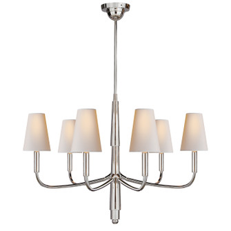 Farlane Six Light Chandelier in Hand-Rubbed Antique Brass (268|TOB 5018HAB-L)