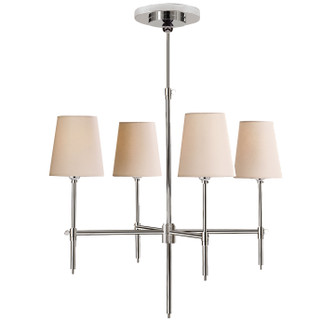 Bryant Four Light Chandelier in Polished Nickel (268|TOB 5002PN-L)