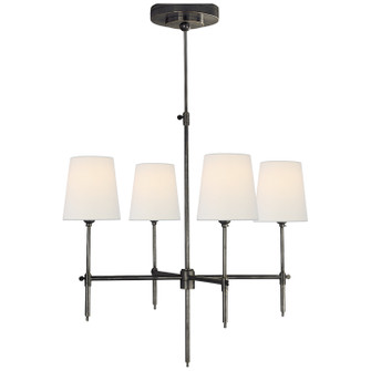 Bryant Four Light Chandelier in Bronze (268|TOB 5002BZ-L)