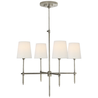Bryant Four Light Chandelier in Antique Nickel (268|TOB 5002AN-L)