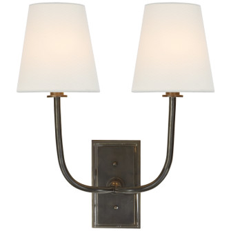 Hulton Two Light Wall Sconce in Bronze (268|TOB 2191BZ-L)