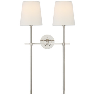 Bryant Two Light Wall Sconce in Polished Nickel (268|TOB 2025PN-L)