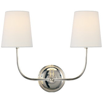 Vendome Two Light Wall Sconce in Polished Nickel (268|TOB 2008PN-L)