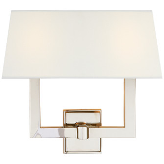 Square Tube Two Light Wall Sconce in Polished Nickel (268|SL 2820PN-L2)