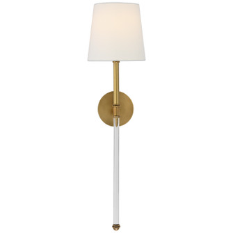 Camille One Light Wall Sconce in Hand-Rubbed Antique Brass (268|SK 2017HAB-L)