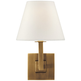 Architectural One Light Wall Sconce in Hand-Rubbed Antique Brass (268|S 20HAB-L)