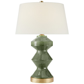 Weller One Light Table Lamp in Shellish Kiwi (268|CHA 8666SHK-L)