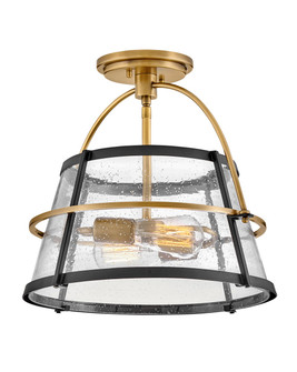 Tournon LED Semi-Flush Mount in Heritage Brass (13|38111HB)