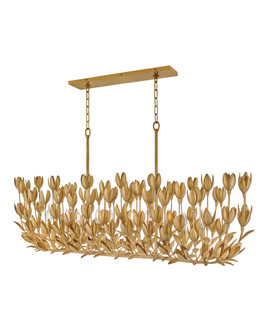 Flora LED Linear Pendant in Burnished Gold (13|30015BNG)