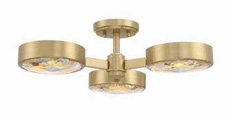 Orson Three Light Semi Flush Mount in Modern Gold (60|ORS-733-MG)