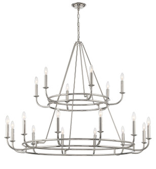 Bailey 18 Light Chandelier in Polished Nickel (60|BAI-A2109-PN)