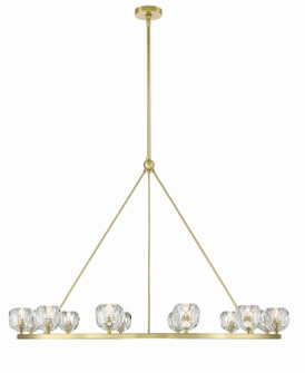 Aragon LED Chandelier in Soft Brass (60|ARA-10266-SB)