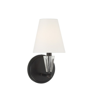 One Light Wall Sconce in Matte Black (446|M90102MBK)