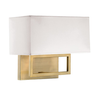 Two Light Wall Sconce in Natural Brass (446|M90095NB)
