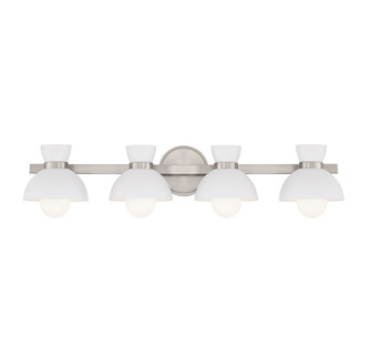 Four Light Bathroom Vanity in Brushed Nickel (446|M80076BN)