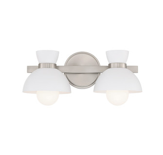 Two Light Bathroom Vanity in Brushed Nickel (446|M80074BN)