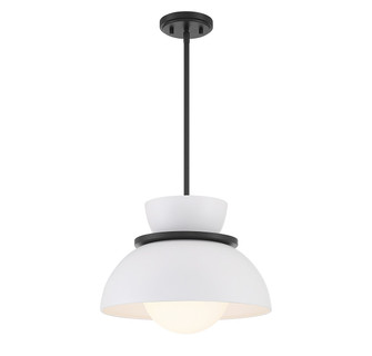 One Light Pendant in Matte Black (446|M7026MBK)