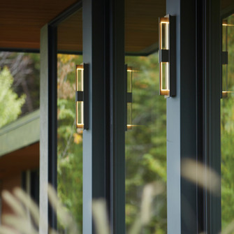 Axis Double Axis Large LED Outdoor Sconce in Coastal Burnished Steel (39|306425-LED-78-ZM0333)
