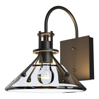 Henry Henry Small Glass Shade Outdoor Sconce in Coastal Burnished Steel (39|302709-SKT-78-FD0673)