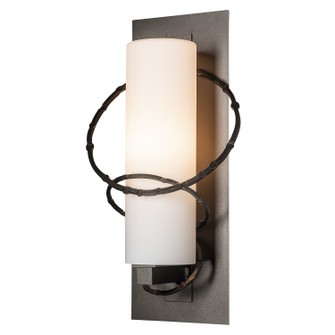 Olympus One Light Outdoor Wall Sconce in Coastal Dark Smoke (39|302402-SKT-77-GG0034)