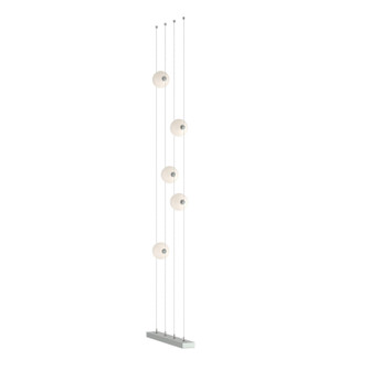 Abacus Abacus 5-Light Floor to Ceiling Plug-In LED Lamp in Vintage Platinum (39|289520-LED-STND-82-GG0668)